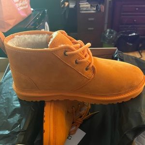 UGG mens neumel orange boots
